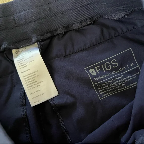 Figs Taldora Navy Women's Scrub Pants - Picture 5 of 5